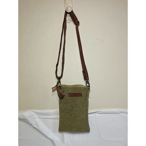 Vintage Addiction Two-Tone Jute Crossbody
